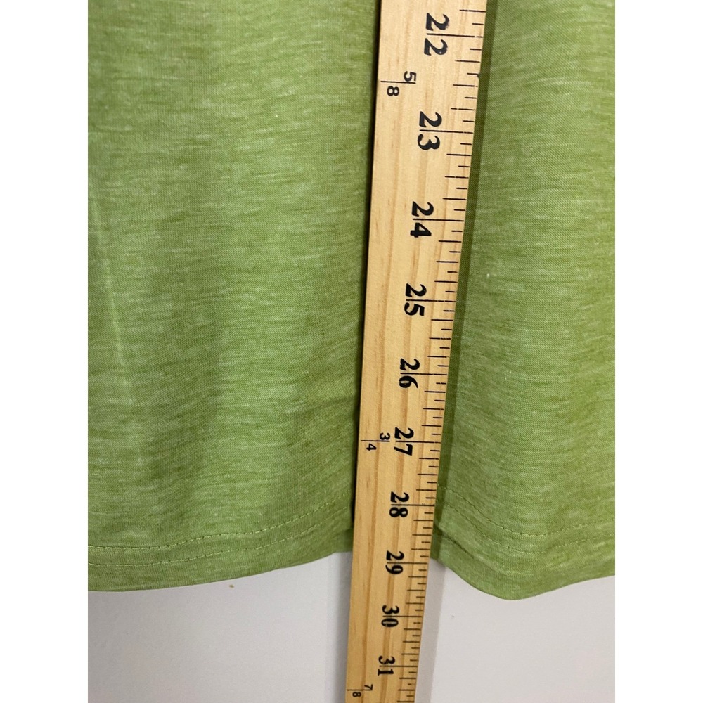Graphic Tee Women XXL Green Its Fine Im Fine Everything Is Fine Cat - Picture 4 of 6